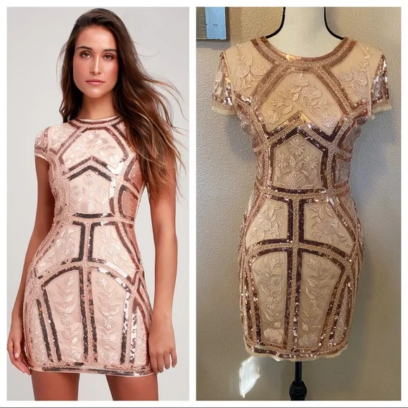 Lulus | Dresses | Nwot Lulus Spread Your Shine Rose Gold Sequin Embroidered Bodycon Dress | Poshmark Lulus | Dresses | Nwot Lulus Spread Your Shine Rose Gold Sequin Embroidered Bodycon Dress | Poshmark